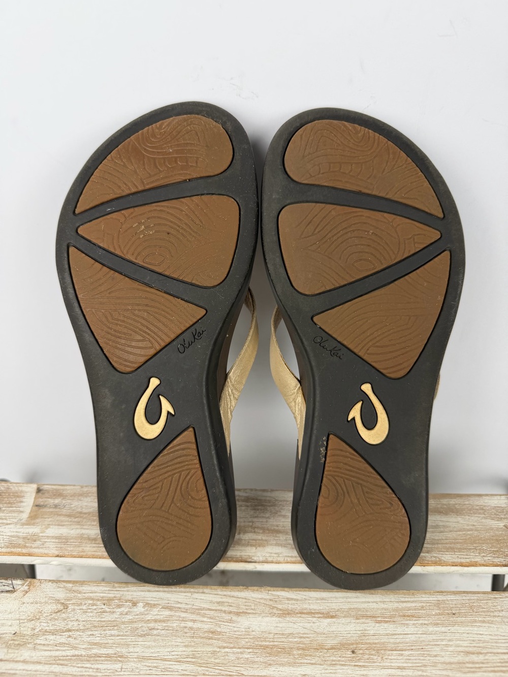 OluKai Ho'opio Leather Sandals women’s size 6 - Picture 14 of 14